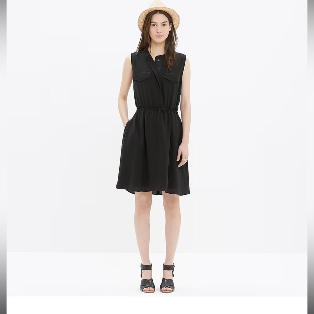 Madewell Silk Journey Shirtdress